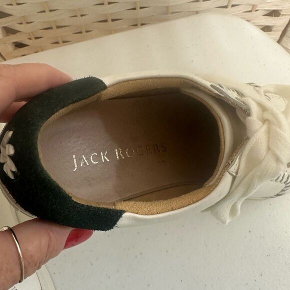 Jack Rogers Whitney women’s sneakers white size 7.5 euc - Picture 10 of 16